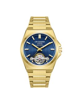 Lee Cooper - Men Mechanical Manual Blue Round Dial Watch - LC08229.190 (M)