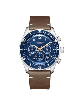 Lee Cooper - Men Quartz Blue Round Dial Watch - LC08260.394 (M)