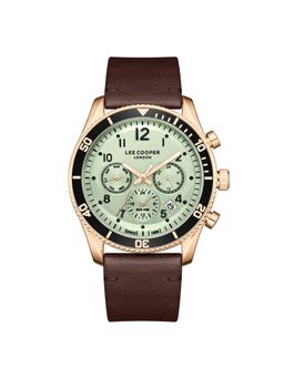 Lee Cooper - Men Quartz Grey Round Dial Watch - LC08260.462 (M)