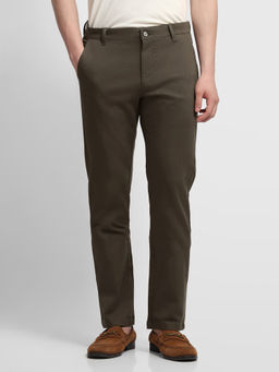Arrow Sports - Brown Solid/Plain Regular Fit Trouser