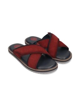 Bugatti - Cobie Red Men Cross Strap Sandals