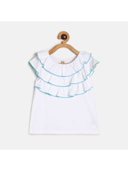 MINI KLUB - Kids Girls White Knit Top
