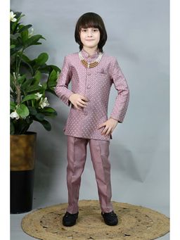Ahhaaaa - Lavender Royal Prince Bandhgala Jodhpuri and Trouser with Mala