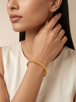 GIVA - Silver Golden Helix Twist Cuff