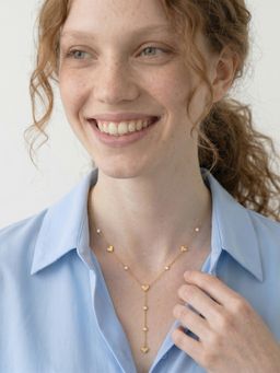 Palmonas - Linear Spark Lariat Necklace