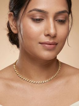 GIVA - Silver Golden Amora Choker