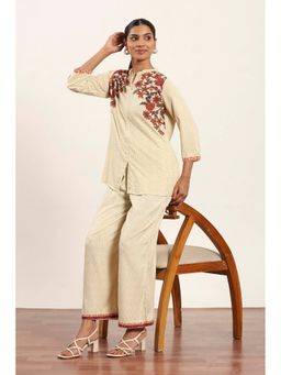 Rangriti - Women Yellow Top with Palazzo