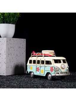 Gibox - Annie Vintage Model Caravan (Blue) Home Decor Luxurious Item
