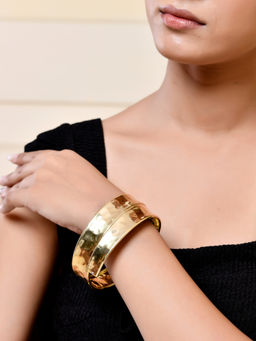 Silvermerc Designs - Gold-Plated Cuff Bracelet