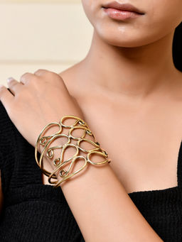 Silvermerc Designs - Gold-Plated Open Cuff Bracelet
