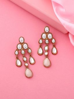Estele - Gold Plated Gorgeous Earrings with Kundan for Women