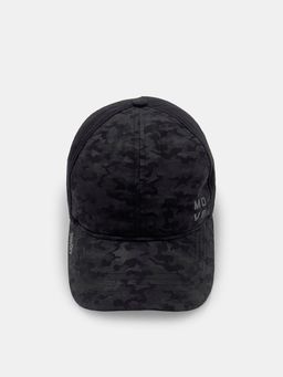 Jockey - CP23 Men Polyester Printed Cap with Adjustable Back Closure - Black