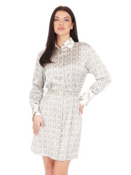 Guess - G Pattern Small Pear Collar Neck Printed Dress with Belt (Set of 2)