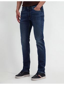 U.S. Polo Assn. Denim Co. - Men's Blue Solid Plain Jeans