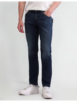 U.S. Polo Assn. Denim Co. - Men's Blue Solid Plain Jeans
