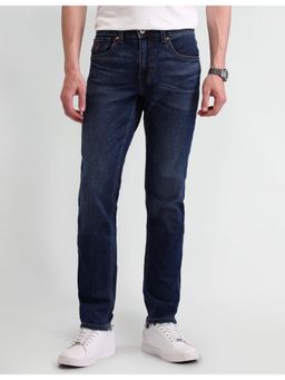 U.S. Polo Assn. Denim Co. - Men's Blue Solid Plain Jeans