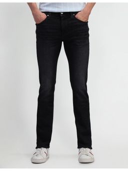 U.S. Polo Assn. Denim Co. - Men's Black Solid Plain Jeans