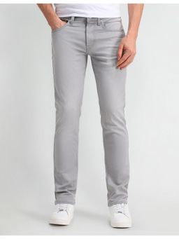 U.S. Polo Assn. Denim Co. - Men's Grey Solid Plain Jeans