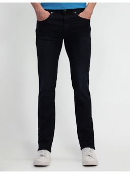 U.S. Polo Assn. Denim Co. - Men's Blue Solid Plain Jeans