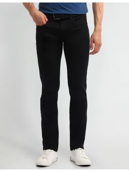 U.S. Polo Assn. Denim Co. - Men's Black Solid Plain Jeans