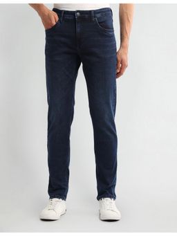 U.S. Polo Assn. Denim Co. - Men's Blue Solid Plain Jeans