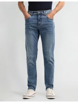 U.S. Polo Assn. Denim Co. - Men's Blue Solid Plain Jeans