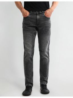 U.S. Polo Assn. Denim Co. - Men's Grey Solid Plain Jeans