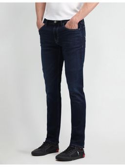 U.S. Polo Assn. Denim Co. - Men's Blue Solid Plain Jeans