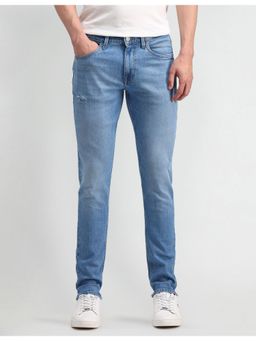 U.S. Polo Assn. Denim Co. - Men's Blue Solid Plain Jeans