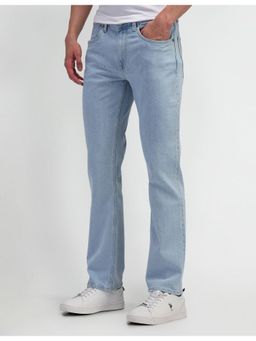 U.S. Polo Assn. Denim Co. - Men's Blue Solid Plain Jeans