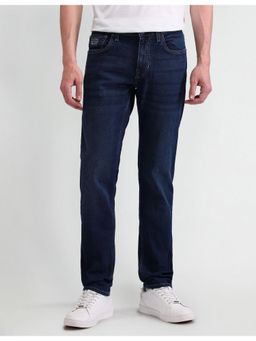 U.S. Polo Assn. Denim Co. - Men's Blue Solid Plain Jeans