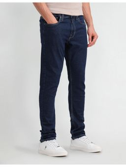 U.S. Polo Assn. Denim Co. - Men's Blue Solid Plain Jeans
