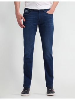 U.S. Polo Assn. Denim Co. - Men's Blue Solid Plain Jeans