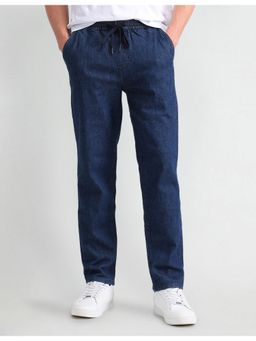 U.S. Polo Assn. Denim Co. - Men's Blue Solid Plain Jeans
