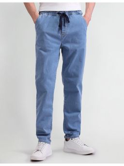 U.S. Polo Assn. Denim Co. - Men's Blue Solid Plain Jeans