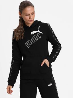Puma - Amplified Womens Black Hoodie