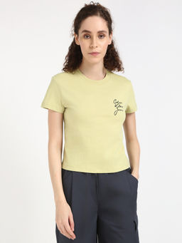 Calvin Klein - Women Green T-Shirt