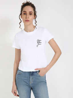 Calvin Klein - Women White T-Shirt