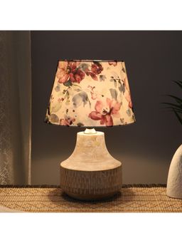 Tu Casa - White Elegant Mangowood Table Lamp For Home Decoration