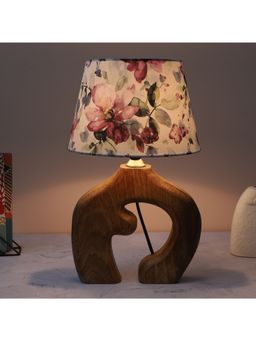 Tu Casa - White Natures Beauty Mangowood Table Lamp For Home Decoration