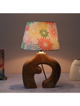 Tu Casa - White Natures Beauty Mangowood Table Lamp For Home Decoration