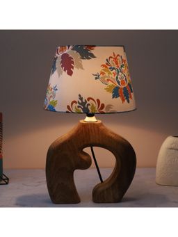 Tu Casa - White Natures Beauty Mangowood Table Lamp For Home Decoration