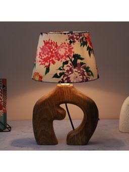 Tu Casa - White Natures Beauty Mangowood Table Lamp For Home Decoration