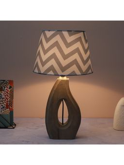 Tu Casa - Multi-Color County Cottage Mangowood Table Lamp For Home Decoration