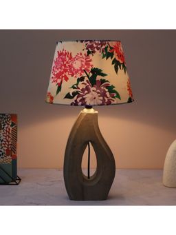 Tu Casa - White County Cottage Mangowood Table Lamp For Home Decoration