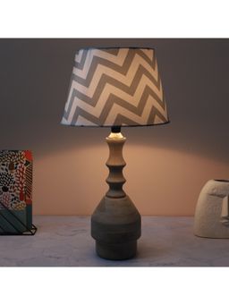 Tu Casa - Multi-Color Bottle Shape Mangowood Table Lamp For Home Decoration