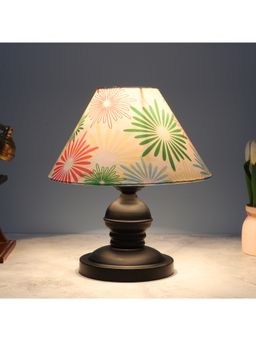 Tu Casa - White Urban Radiance Black Metal Table Lamp For Home Decoration