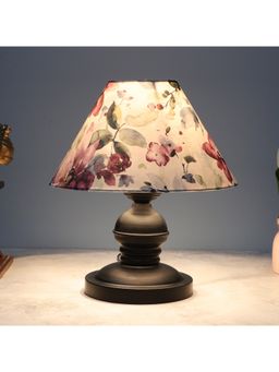 Tu Casa - White Urban Radiance Black Metal Table Lamp For Home Decoration