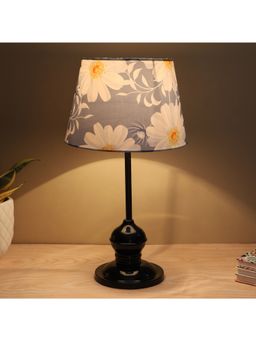 Tu Casa - Blue Sleek Spark Black Metal Table Lamp For Home Decoration