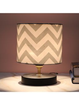 Tu Casa - Multi-Color Black Metal Table Lamp For Home Decoration